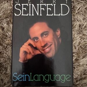Sein Language by Jerry Seinfeld Hardcover and Dust Jacket